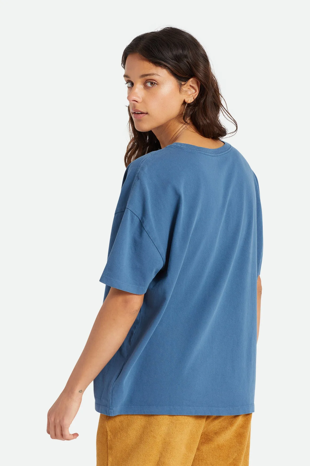 Oversized Boyfriend Tee - Joe Blue