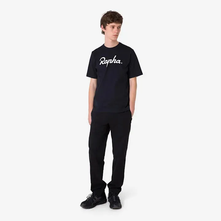 RAPHA Cotton T-Shirt Large Logo - BBK/Black White