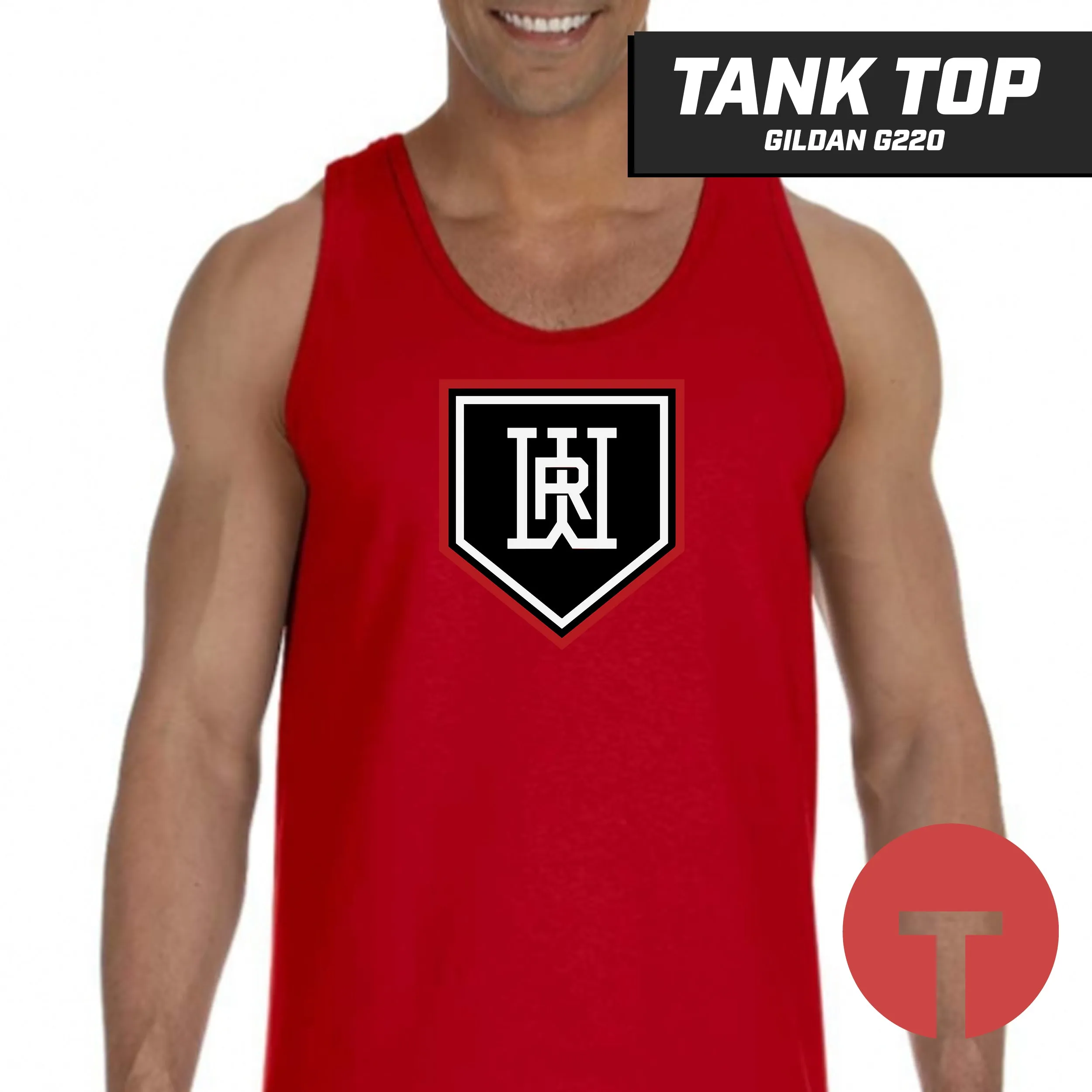 Rapids Baseball - Tank Top Gildan G220 - LOGO 5