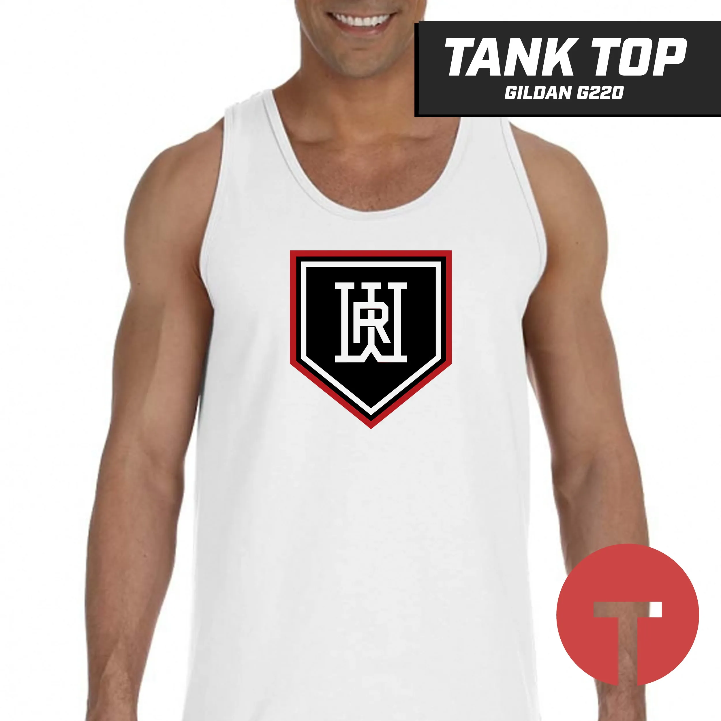 Rapids Baseball - Tank Top Gildan G220 - LOGO 5