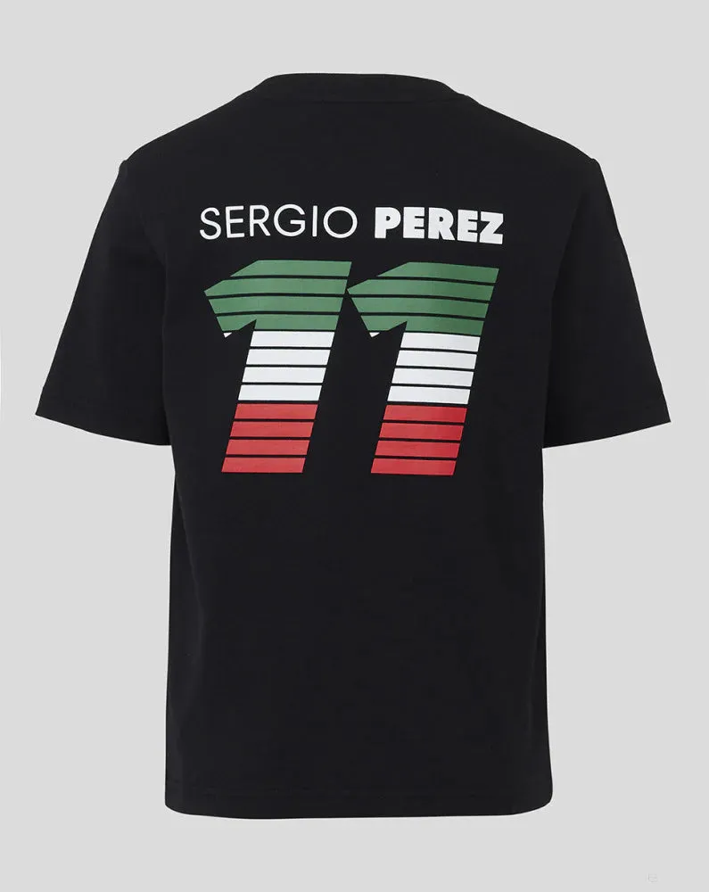 Red Bull Racing F1 Kids Sergio "Checo" Perez T-Shirt - Youth White/Black