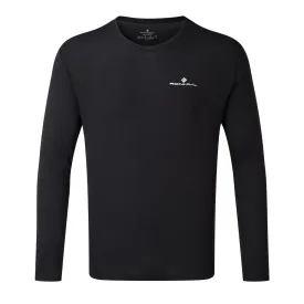 Ronhill Core Longsleeve Tee Mens | Black/bright White