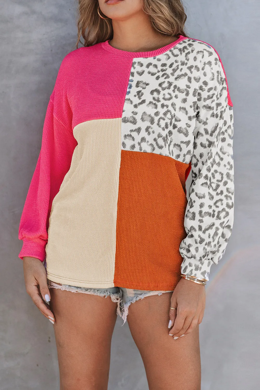 Rose Colorblock Top (online exclusive)