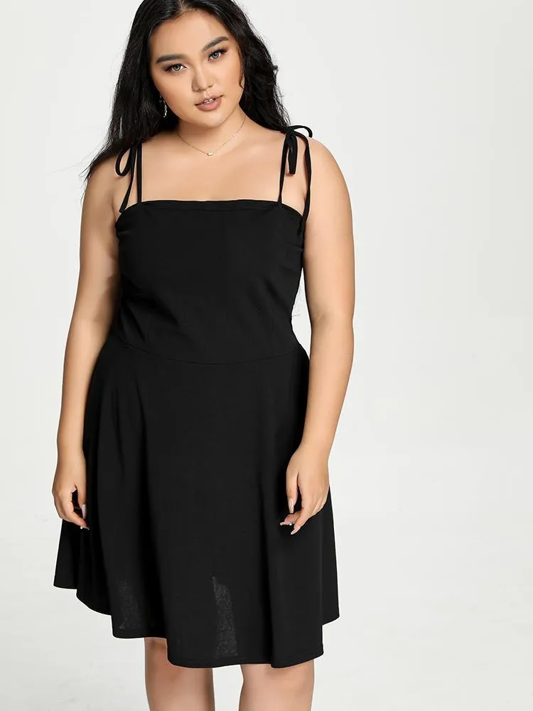 Solid Cami Umbrella Dress