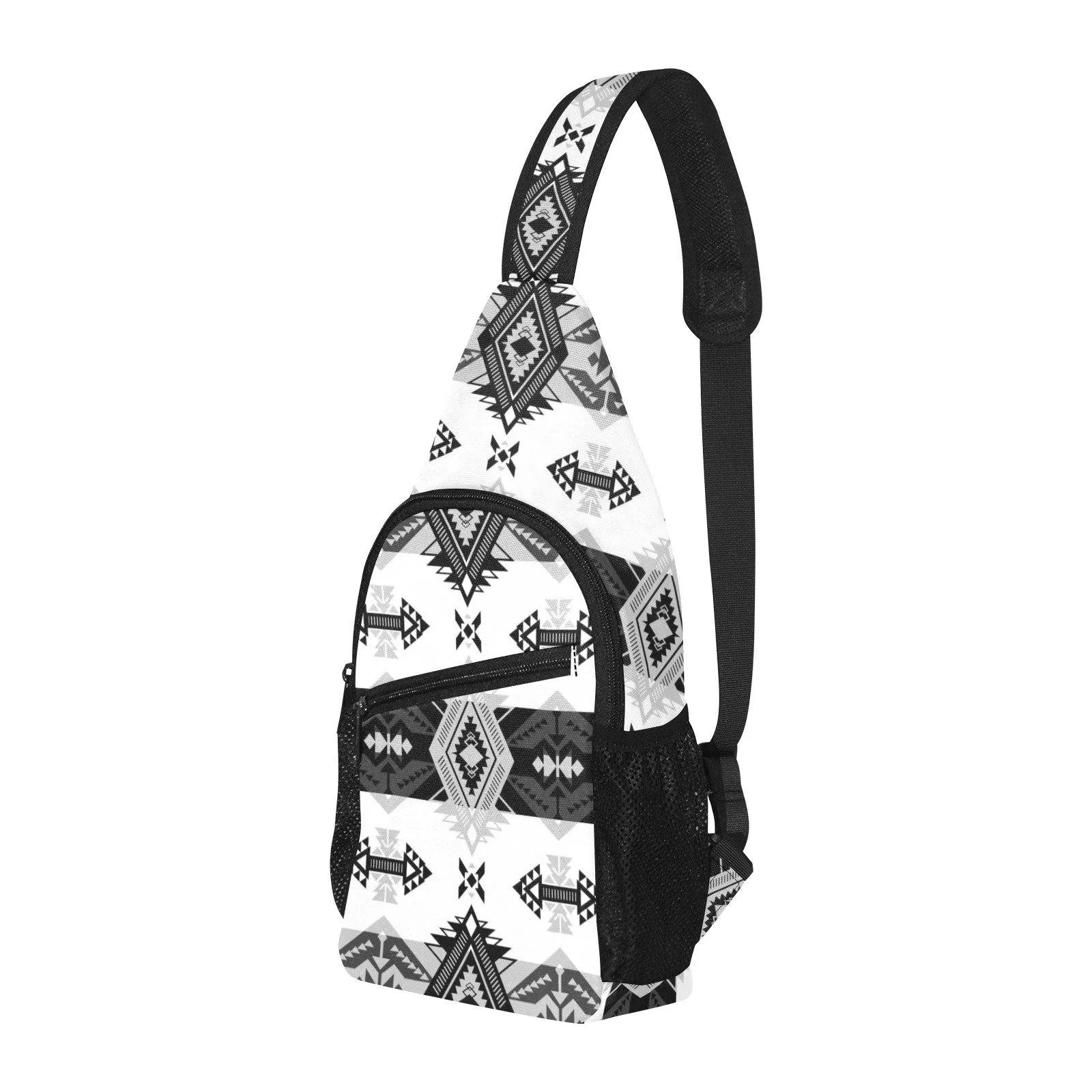 Sovereign Nation Black and White Chest Bag