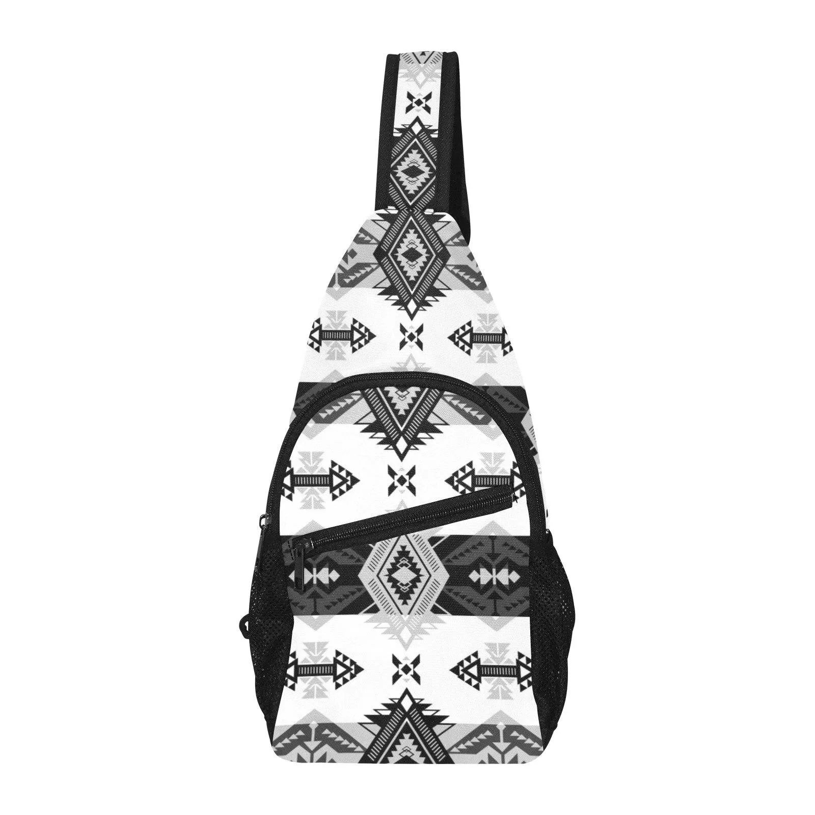 Sovereign Nation Black and White Chest Bag