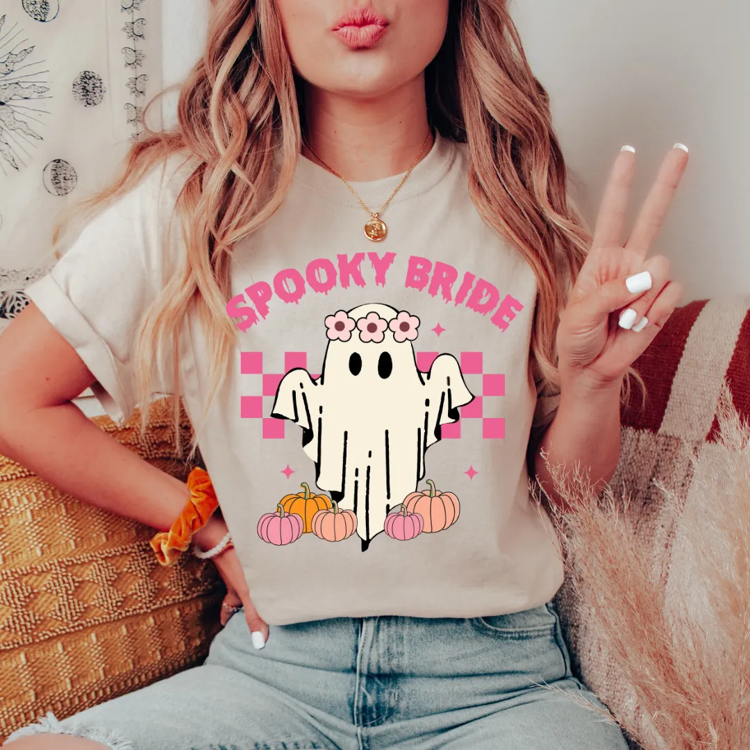 Tan "Spooky Bride" Tee