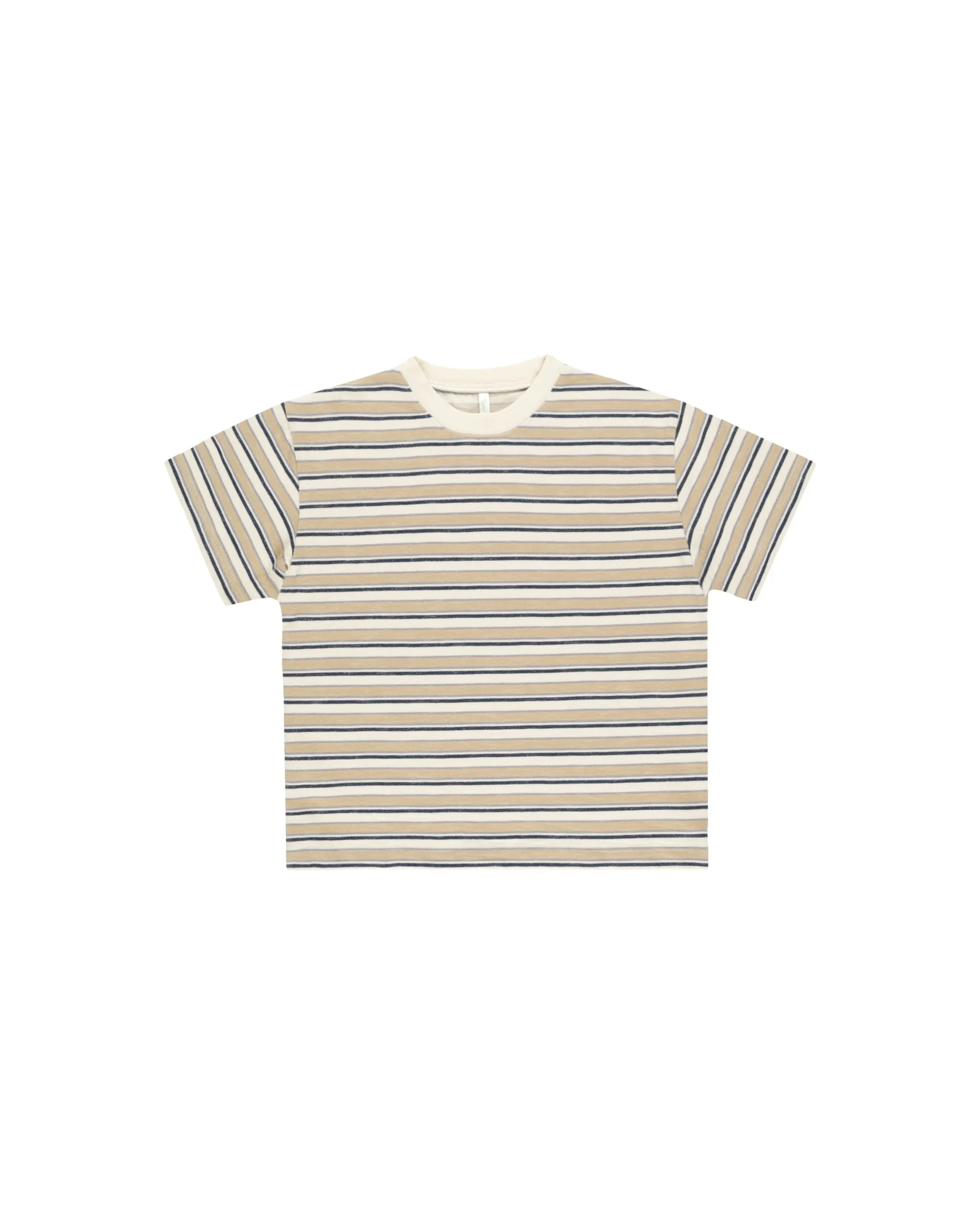 The Relaxed Tee by Rylee   Cru - Blue Vintage Stripe - KIDS