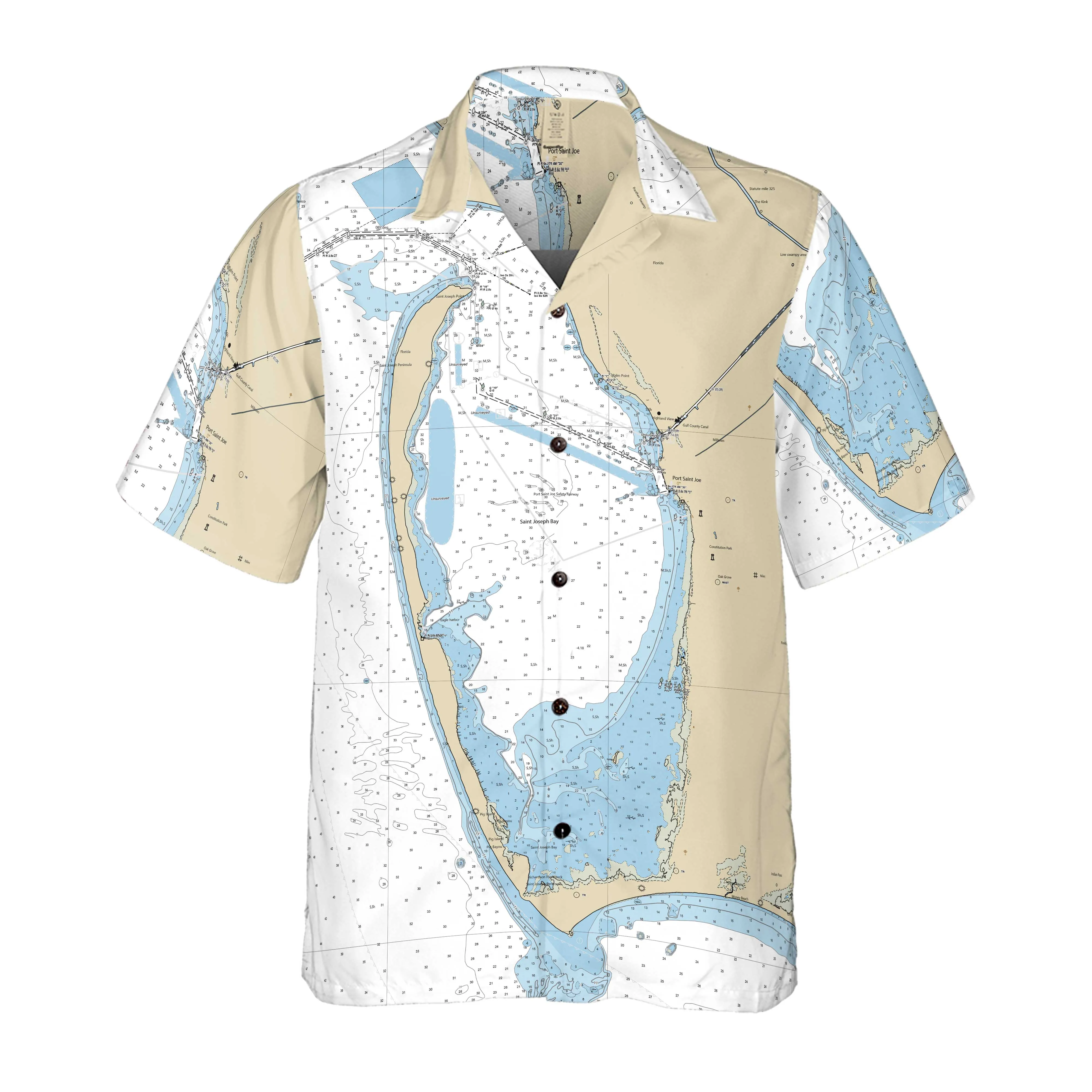 The Saint Joseph Bay Coconut Button Camp Shirt