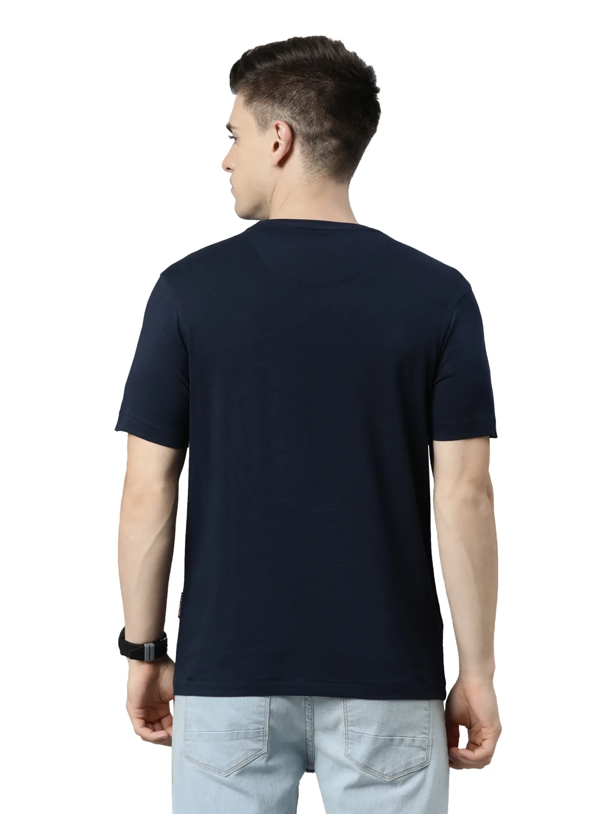 TVS Racing Classic Round Neck Cotton T-Shirt for Men