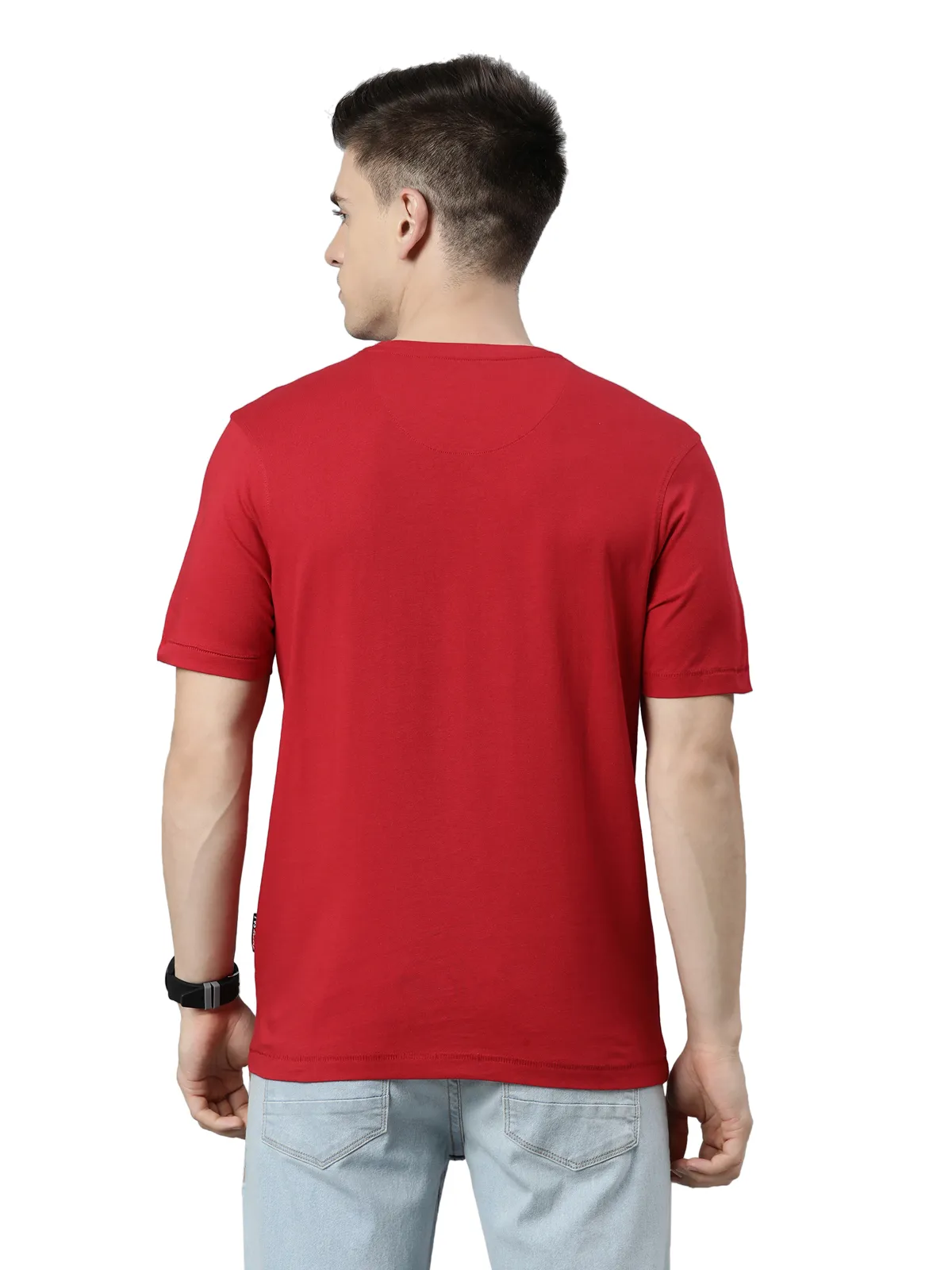 TVS Racing Classic Round Neck Cotton T-Shirt for Men