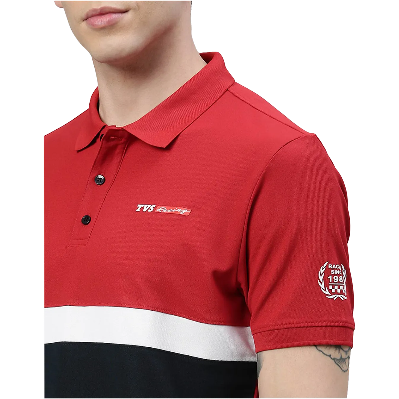 TVS Racing Polo T Shirt | Polyester Polo T-Shirt