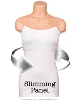 Undercover Mama Slimming Nursing Shirt - White