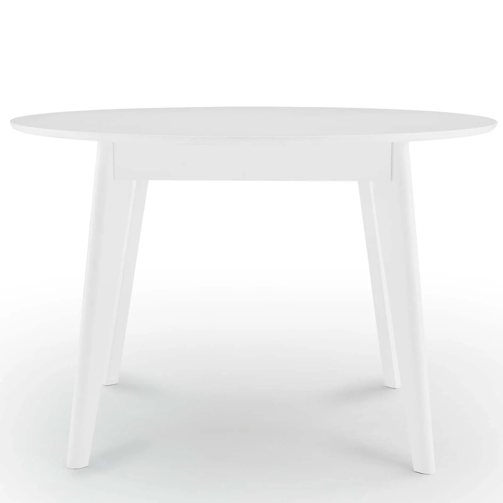 Vision 45" Round Dining Table in White