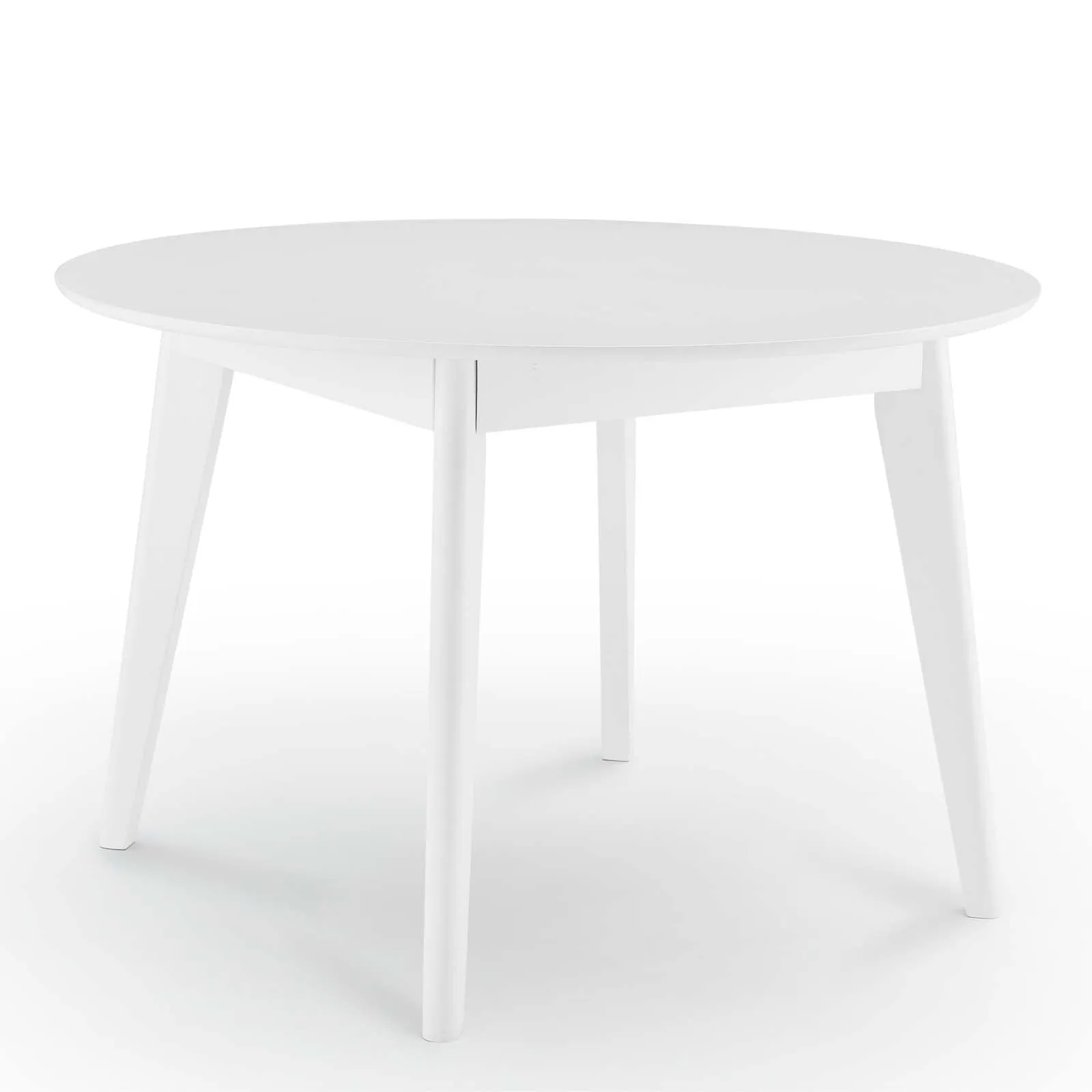 Vision 45" Round Dining Table in White