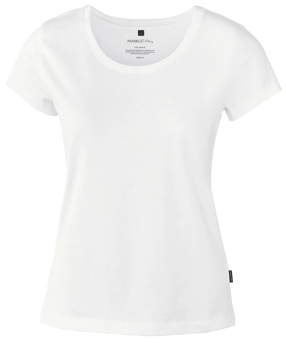 White - Women’s Orlando – soft round neck t-shirt